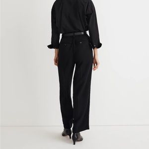 Tailored Straight-Leg Pants